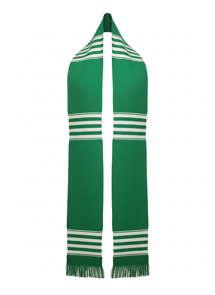 GREEN & WHITE STOLE