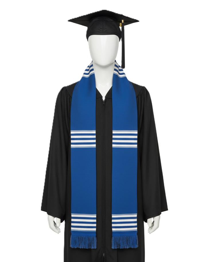 BLUE & WHITE STOLE