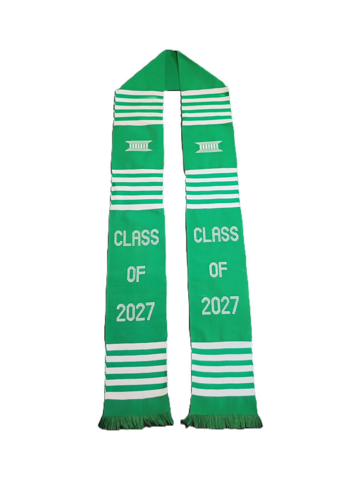 CLASS OF 2027 GREEN GRADUATION STOLE