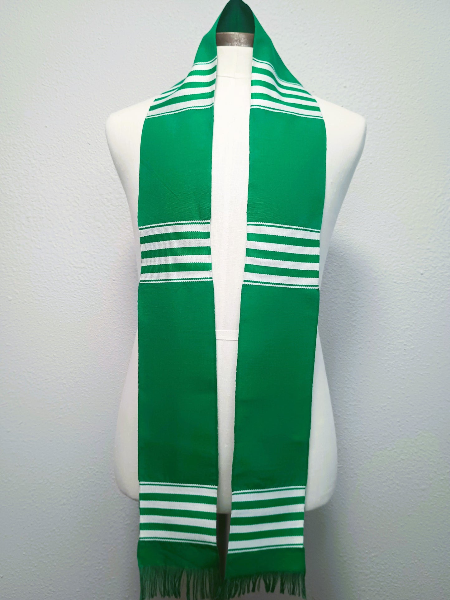 GREEN & WHITE STOLE