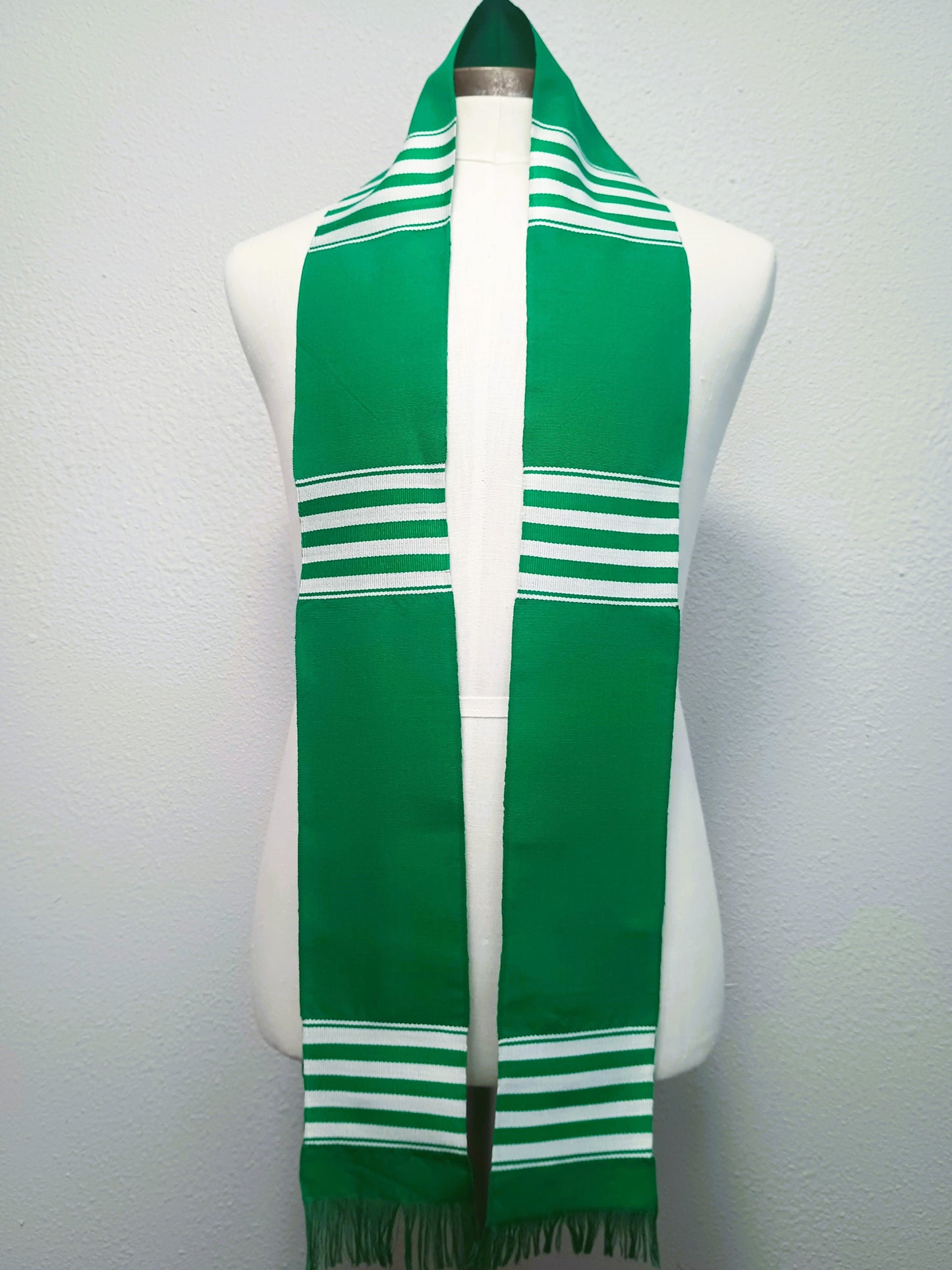 GREEN & WHITE STOLE