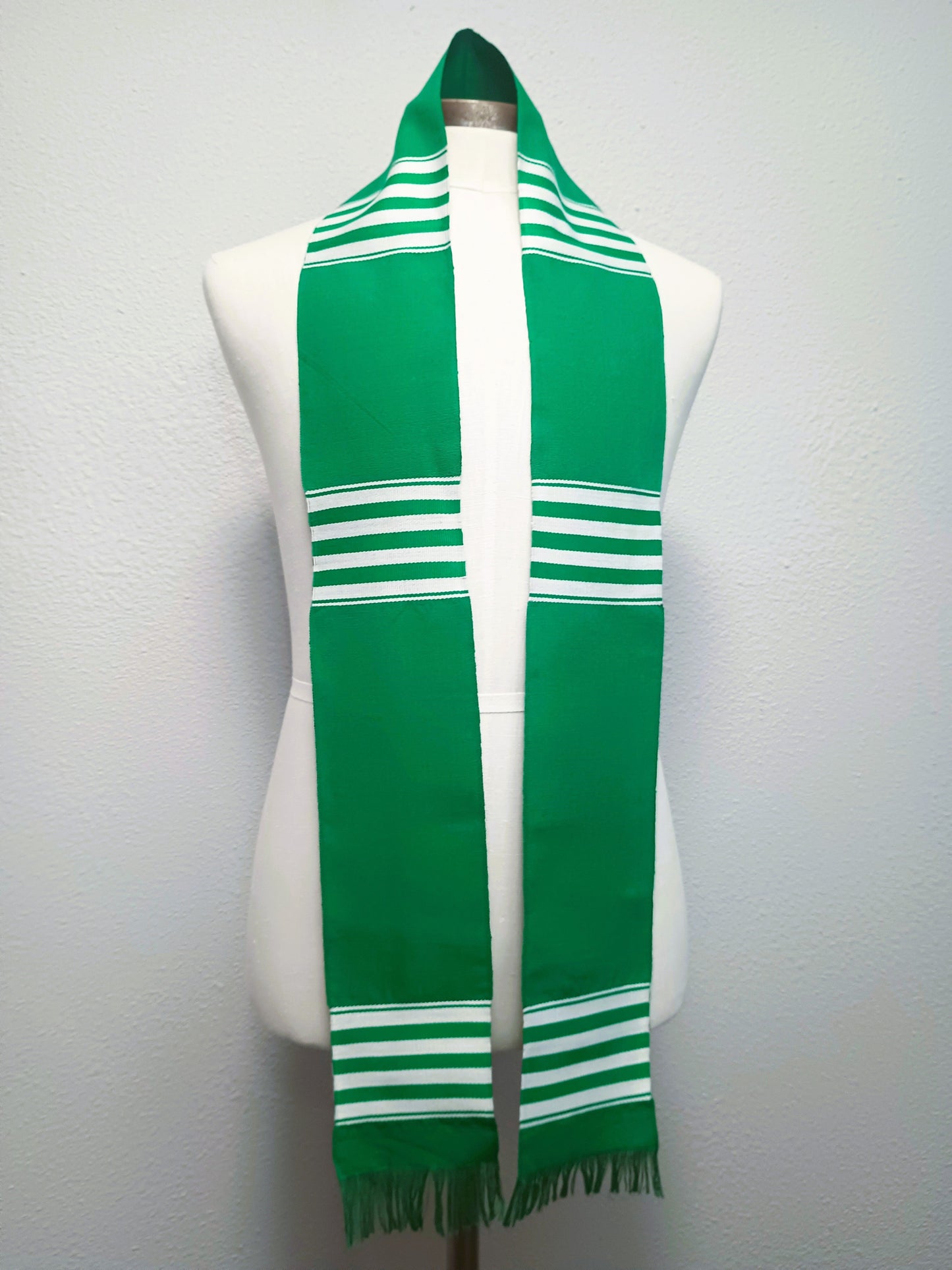 GREEN & WHITE STOLE