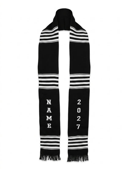 CUSTOMIZABLE BLACK & WHITE 2027 STOLE