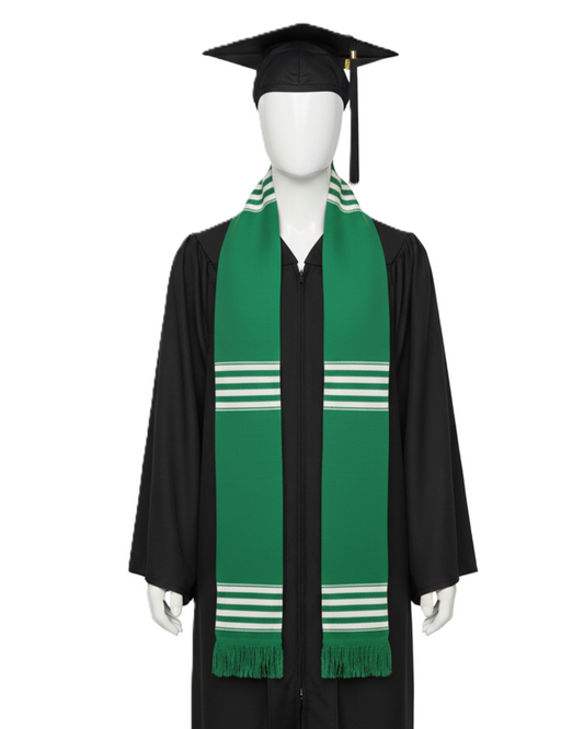 GREEN & WHITE STOLE