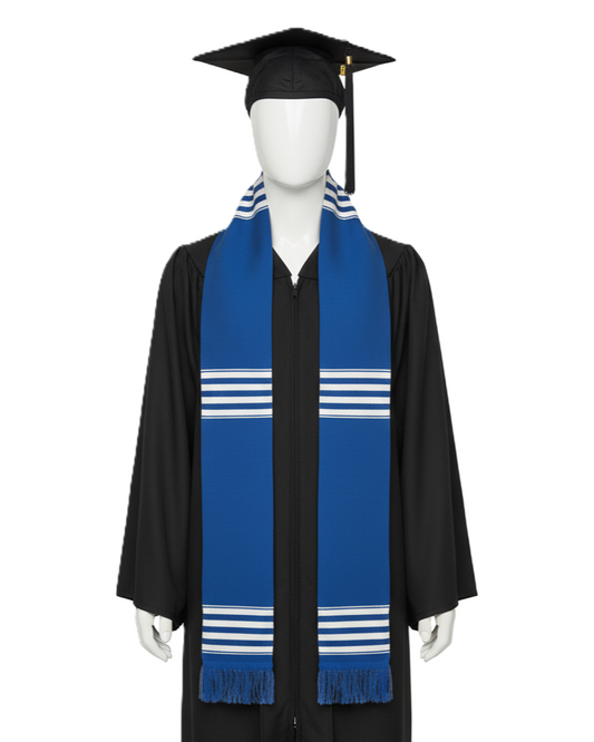 BLUE & WHITE STOLE