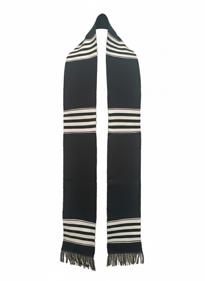 BLACK & WHITE STOLE