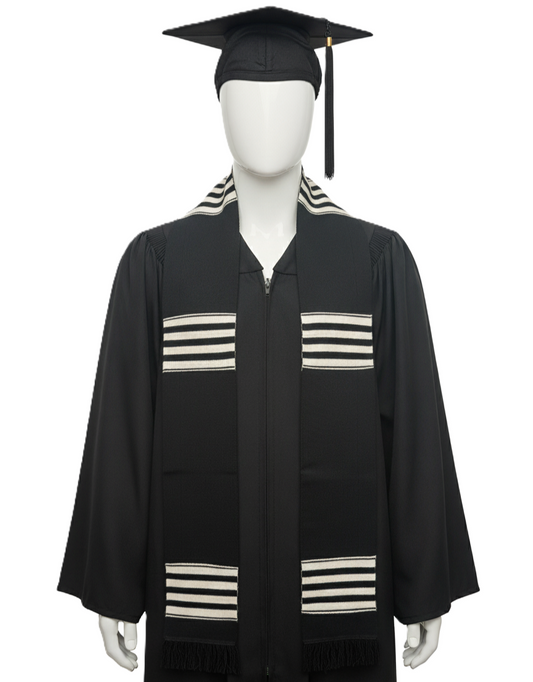 BLACK & WHITE STOLE
