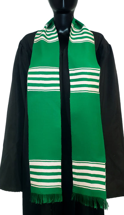 GREEN & WHITE STOLE