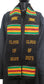 DISCOUNTED CLASS OF 2023 BLACK MULTICOLORED STOLE