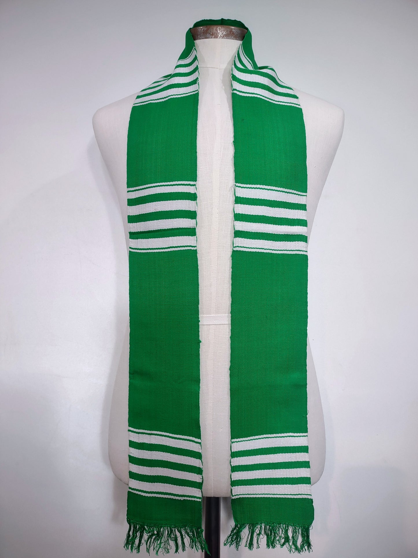 GREEN & WHITE STOLE